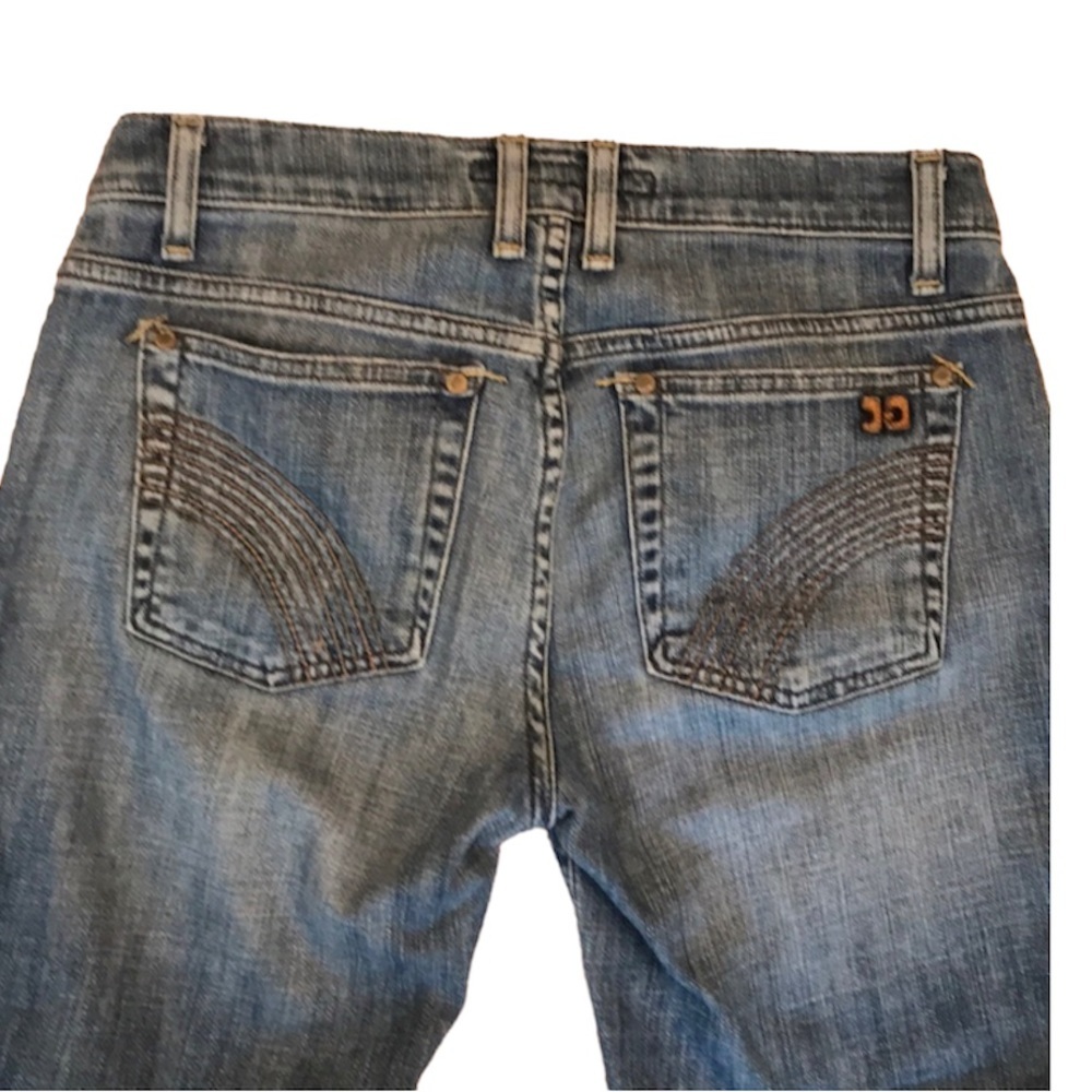 Joe’s Jeans Low Rise Cropped Jeans Blue Denim Size 27